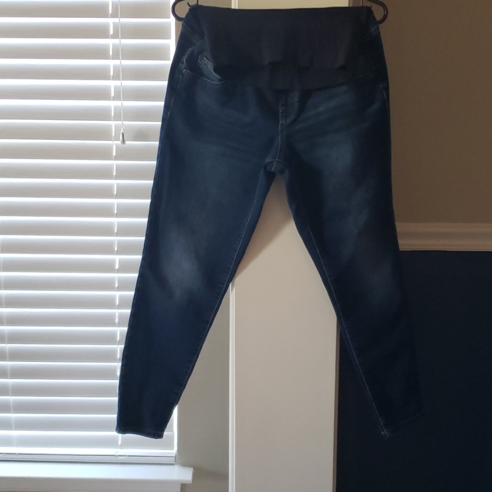 Maternity pants w/ belly band